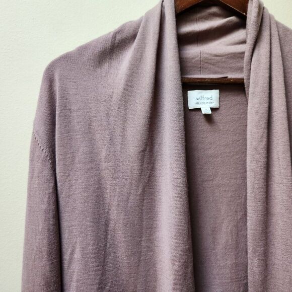 Aritzia Wilfred longline open front wool cardigan / S - Picture 3 of 6